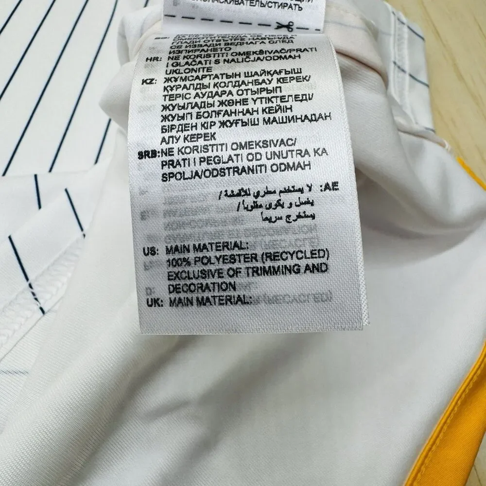 NEW LA Galaxy Adidas 24/25 Home Soccer Jersey White Mens Sz LG Slim Fit HZ6220
